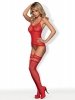 Obsessive Bodystocking F214 czerwony  S/M/L